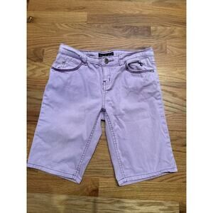 Vintage Baby Phat Girlz Size 12 Purple Capri Jeans Denim Y2k Jr